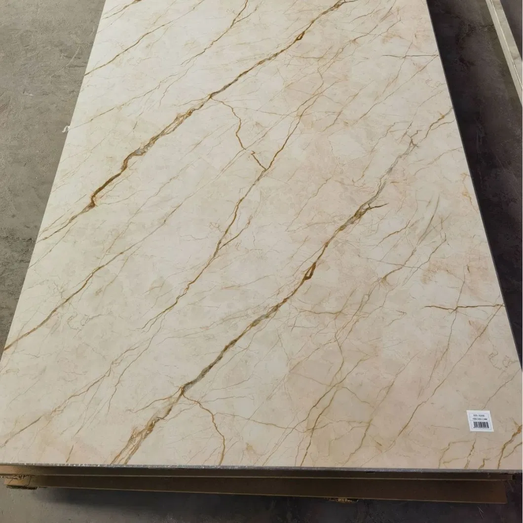Painéis de parede de mármore de PVC Decorações para painéis de parede UV de apartamentos de luxo 1