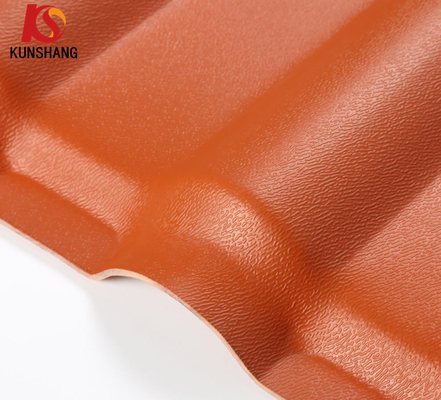 Tejo de azulejos espanhóis de PVC anti-impacto de plástico para casa