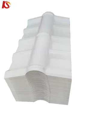 Espessura de 10 mm Isolamento térmico de ondas altas PVC revestido de parede dupla corrugada Teto/folha de telhado
