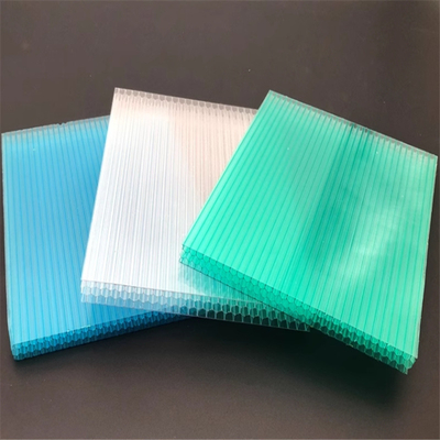 Folhas ocas de policarbonato protegido UV flexíveis