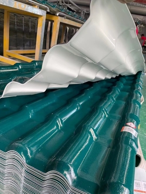 Telas de telhado de PVC de tijolo vermelho anti-corrosivo espanhol para telhados residenciais