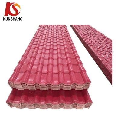 Folha de telhado de PVC revestida UPVC e pacote para casa Tamanho 35.00cm * 30.00cm * 15.00cm