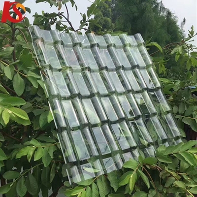 Largura personalizada 2.3-3.0MM ASA PVC Resin Tile Trapezoidal Corrugated Roofing Sheet para alta resistência a impactos e forte