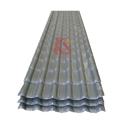 Largura personalizada 2.3-3.0MM ASA PVC Resin Tile Trapezoidal Corrugated Roofing Sheet para alta resistência a impactos e forte
