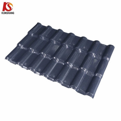 Largura personalizada 2.3-3.0MM ASA PVC Resin Tile Trapezoidal Corrugated Roofing Sheet para alta resistência a impactos e forte