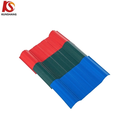 4 camadas ASA revestimento PVC Trapezoidal chapas de telhado ASA Branco superfície UPVC chapa de telhado com espessura de 1,5-3,0 mm