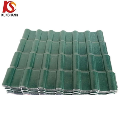 Fornecer PVC ASA Resina Roofing corrugado folha com comprimento personalizado e forma de bambu