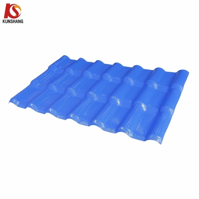 Fornecer PVC ASA Resina Roofing corrugado folha com comprimento personalizado e forma de bambu