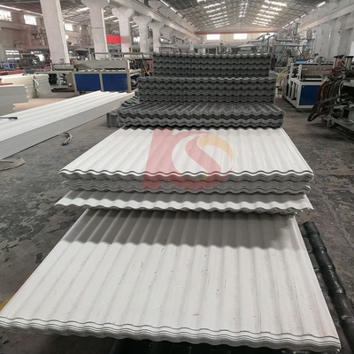 Chapas de telhado simples de comprimento de comprimento revestido de cor PVC revestido de plástico revestido de telhado OEM Sim para telhado