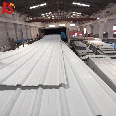 1.5-3.0mm espessura plástico corrugado UPVC telhado / telhado Laminas Techo PVC e OEM opção