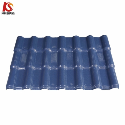 ASA PVC Composite Spanish Roofing Sheet Resistência ao calor -40 70 Celsius Perfeito para projetos de construção de villas