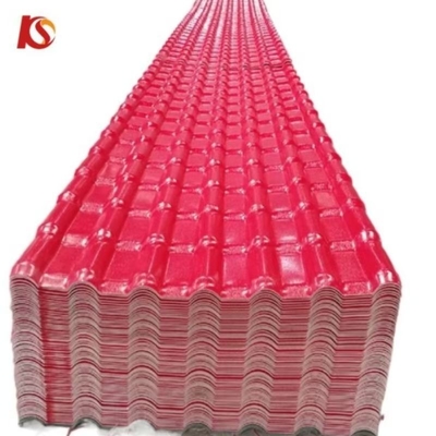 ASA PVC Composite Spanish Roofing Sheet Resistência ao calor -40 70 Celsius Perfeito para projetos de construção de villas
