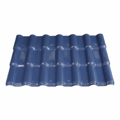 Espanola Teja PVC Precio Espanhol ASA Telhado de telhado de resina sintética telhado telhado telhas de telhado com proteção contra incêndio B1 1050mm largura