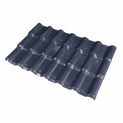 2.000kg Embalagem Peso Bruto 880mm UPVC Teja Espanola Espaço Folha de telhado de cor revestida PVC telhado de resina sintética