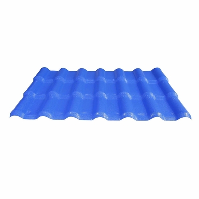 Teja impermeável UPVC Espanola Folha de telhado de plástico espanhol ASA PVC telhado de telhado quantidade de carregamento 4500-6000m2 por contêiner