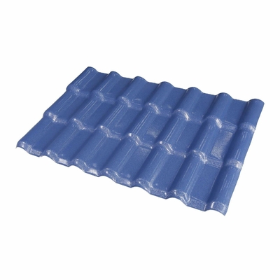 1050mm largura à prova de umidade folha de telhado de PVC espanhol ASA telhado de telhado de resina sintética para soluções de telhado residencial