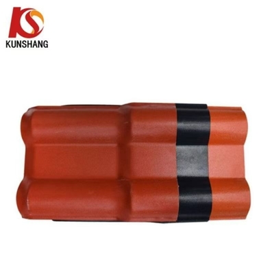 Carregamento de telhados espanhóis azulejos de telhado PVC revestido ASA corrugado para casa -40 70 Celsius resistência ao calor personalizada