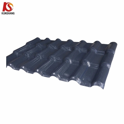 Telhas de telhado de PVC personalizadas para fácil montagem de resina sintética PVC telhados espanhóis em estilo espanhol