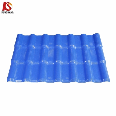 Quantidade de carregamento 4500-6000m2 por recipiente Telhas de telhado de resina sintética para chapa de telhado de plástico PVC/UPVC resistente às intempéries