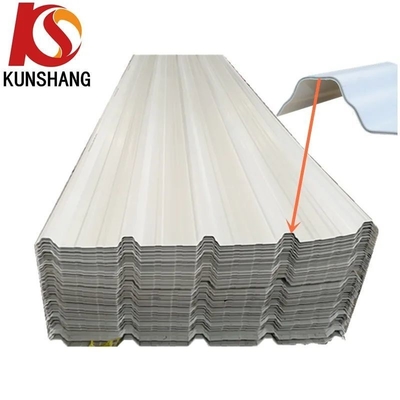 Tamanho do pacote 35.00cm * 30.00cm * 15.00cm Acessível PVC / UPVC chapa de telhado Material de construção de telhado Trapezoide