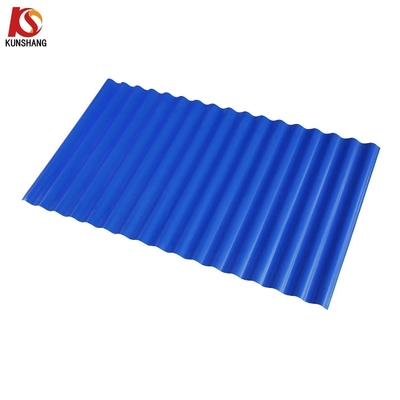 Painel de telhado de plástico Telhas de telhado simples Tejas PVC telhas de telhado UPVC 1070mmx5900mm para construção