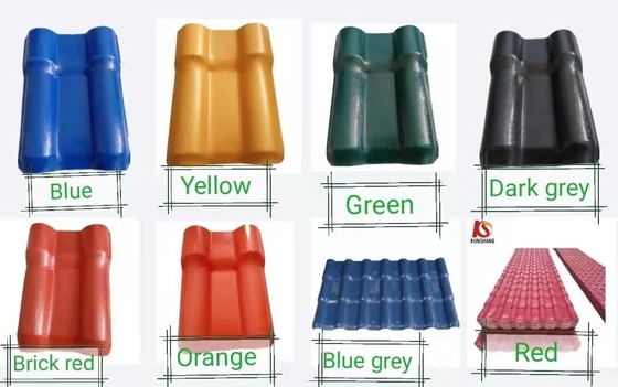 Materiais de Construção de Projeto Folha de PVC ASA com peso personalizado / M2 de 3,8-5,7 kg em estilo espanhol