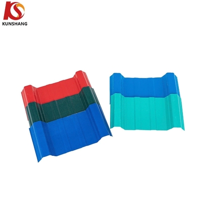 930mm Largura ASA revestimento PVC Lamina De Tejas Cor customizada UPVC Roofing Sheet com OEM