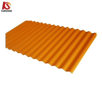 Chapa de telhado de PVC ondulado Chapa de telhado de UPVC ondulado Chapa de telhado de telhado cinza simples Materiais de construção