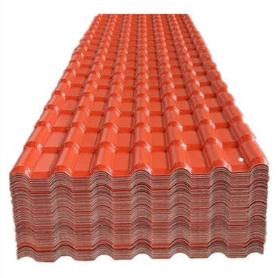 2.000kg Peso Bruto Customizado ASA PVC telhado telha com material impermeável resina sintética