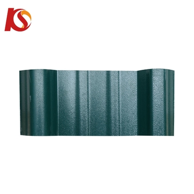 Telhas de telhado ondulado trapezoidal amarelo à prova de fogo 900 mm-1360 mm com desempenho duradouro
