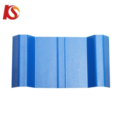 Telhas de telhado ondulado trapezoidal amarelo à prova de fogo 900 mm-1360 mm com desempenho duradouro