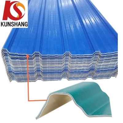Folhas de telhado de plástico leve Isolamento térmico UPVC High Pit Tile 1070mm 35.00cm * 30.00cm * 15.00cm Tamanho do pacote