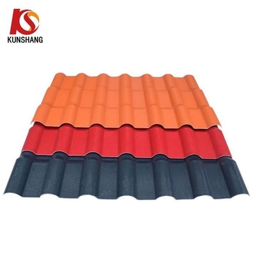 2.3-3.0MM Chapa corrugada resistente ao calor UPVC ASA Superfície Aplicação colorida ao ar livre para construção de casas