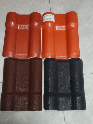 ASA Spanish Roof Sheet Fireproof Waterproof Roofing Tiles duráveis e elegantes com espessura de 2,3-3,0MM