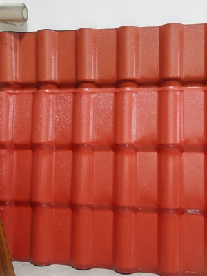ASA Spanish Roof Sheet Fireproof Waterproof Roofing Tiles duráveis e elegantes com espessura de 2,3-3,0MM
