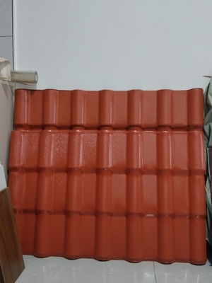 ASA Spanish Roof Sheet Fireproof Waterproof Roofing Tiles duráveis e elegantes com espessura de 2,3-3,0MM