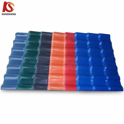 Folha de telhado em estilo costeiro trapezoidal ASA espanhol azulejos de telhado duráveis e elegantes no pacote tamanho 35.00cm * 30.00cm * 15.00cm
