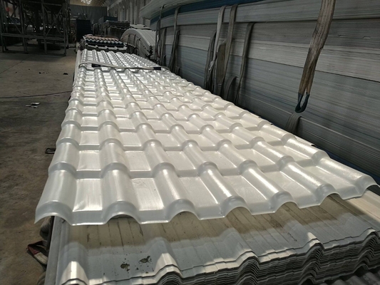 2.3mm espessura PVC Superfície Folha de telhado de plástico ASA UPVC telhado espanhol telhado para jardim doméstico