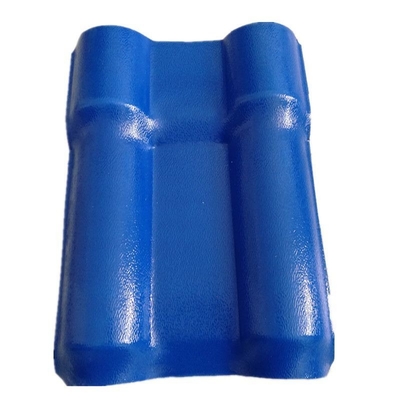 2.3-3.0MM Resina sintética Materiais sólidos de construção Trapezoidal ASA chapa de telhado espanhol azulejos de telhado duráveis e elegantes