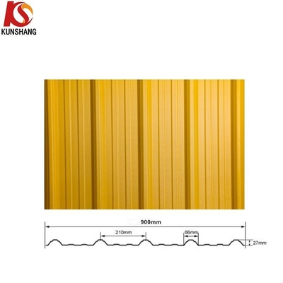 900mm Largura Trapezoidal folhas de onda de cor de plástico ASA PVC folha de telhado para clientes OEM