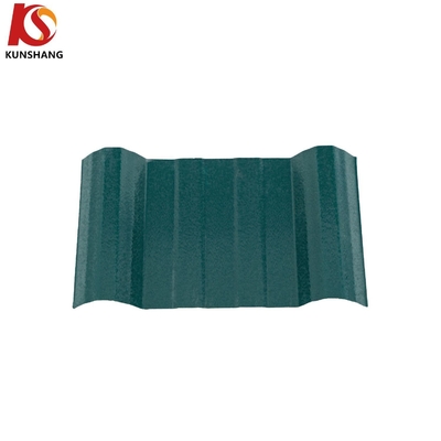 900mm Largura Trapezoidal folhas de onda de cor de plástico ASA PVC folha de telhado para clientes OEM