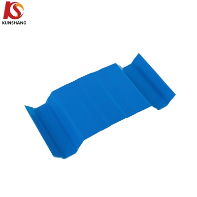 Chapa de telhado simples Chapa de telhado de PVC de alta resistência à corrosão Chapa de telhado trapezoidal