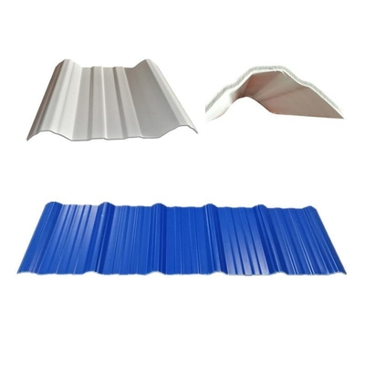 Telhas de telhado simples PVC plástico corrugado UPVC folha de telhado Trapezoidal telha largura 910mm para suas necessidades do cliente