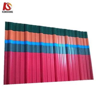 1130mm 1360mm 1070mm PVC / UPVC telhado Trapezoidal / Wave Tile Pacote Tamanho 35.00cm * 30.00cm * 15.00cm