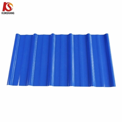Folha de telhado de PVC trapezoidal colorido personalizado ASA telhados de superfície para casa / armazém de edifícios / personalizado