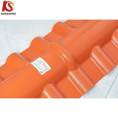 Garantia de 20 anos Chapas de UPVC duplo romano para armazéns Alta resistência ao calor e resistente ao calor até 70 °C