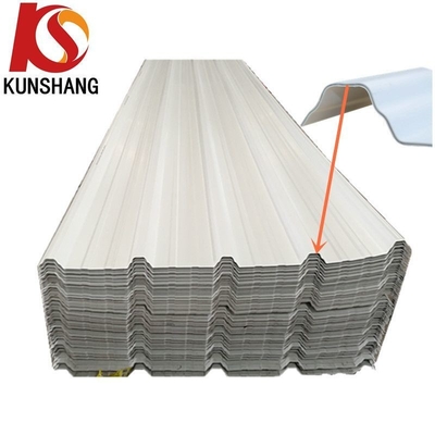 Chapas de telhado de PVC de várias cores de Kunshang com e eficiência