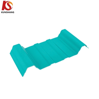 Amarelo 910mm insonorizado estilo moderno telhado ondulado simples telhado para o exterior usando material ASA UPVC