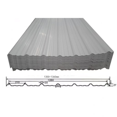 Folhas de telhado corrugadas de UPVC ecológicas em várias cores e tamanhos 900mm-1360mm para soluções de telhado sustentáveis