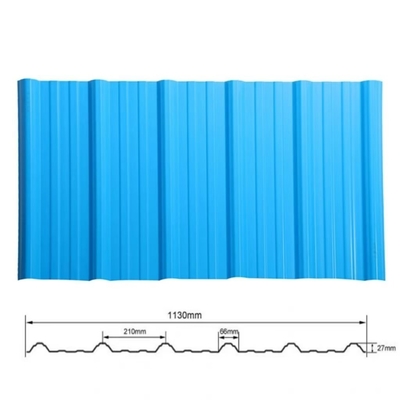Folhas de telhado corrugadas de UPVC ecológicas em várias cores e tamanhos 900mm-1360mm para soluções de telhado sustentáveis